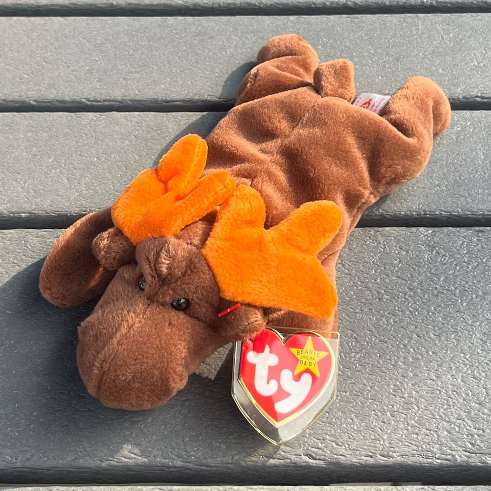 Ty Beanie Baby; Chocolate the Moose; DOB 4/27/93; Style 4015; Mint Condition/NWT